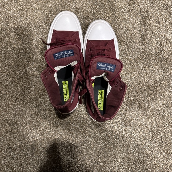 Converse Women's Dark Red Sneakers - Picture 5 of 5